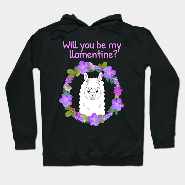 Will you be my valentine? Hoodie by Purrfect